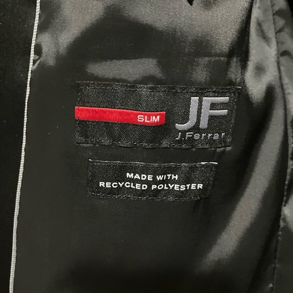 jf j.ferrar Black Tuxedo Slim Fit Notched Lapel - Picture 2 of 5